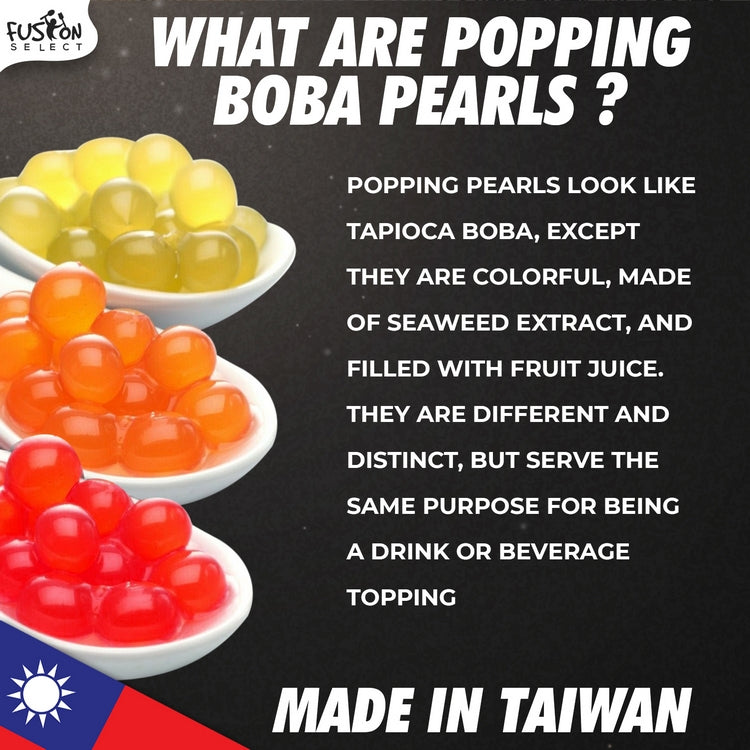 Fusion Select Boba Bursting Bobaz – Green Apple Flavor